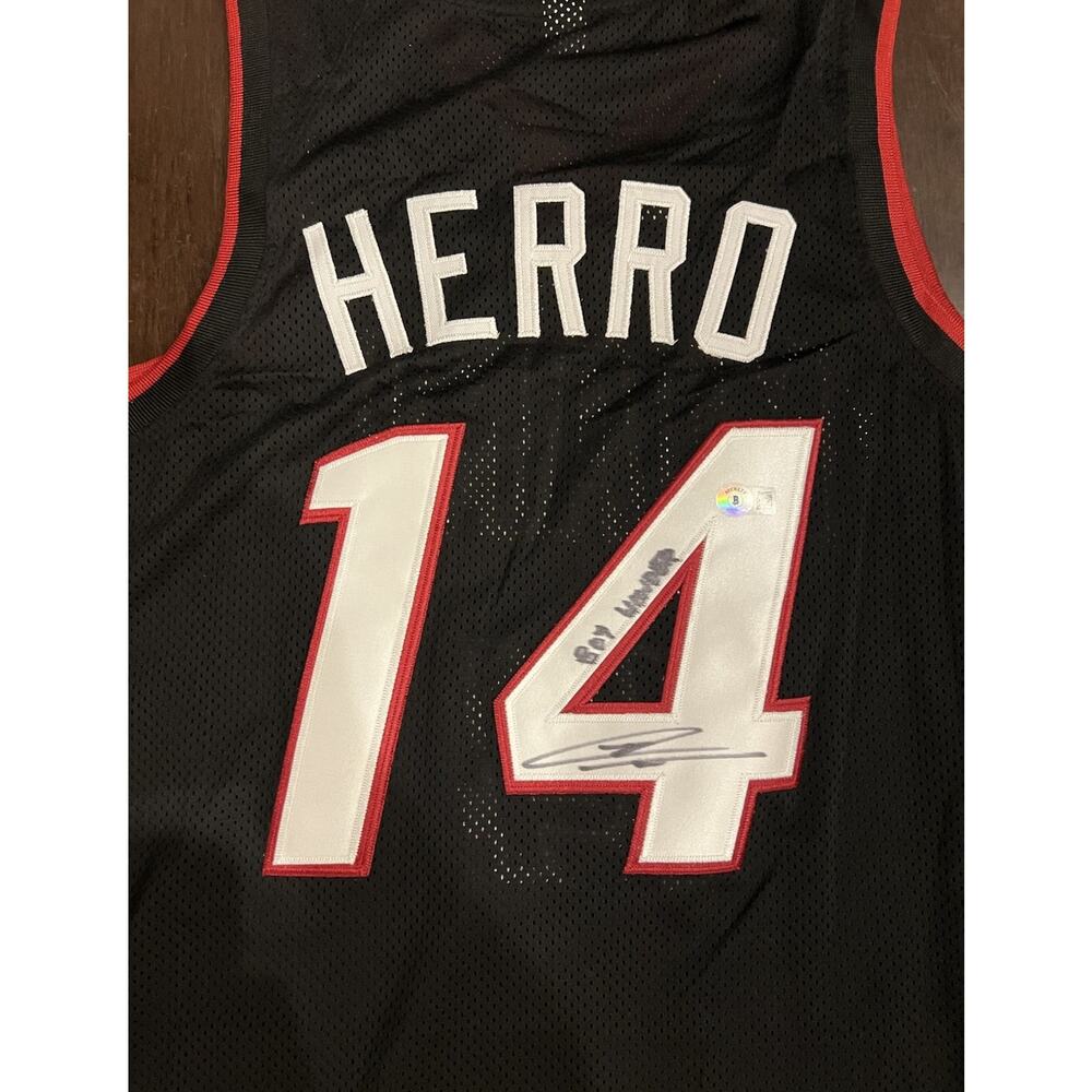 Tyler Herro Signed “Inscribed” Custom Heat Jersey❤️‍🔥 New/Beckett Certificate!